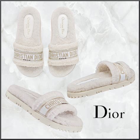 dior dway gold|christian dior slippers women.